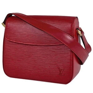 Louis Vuitton Bussi Epi Shoulder Bag Red